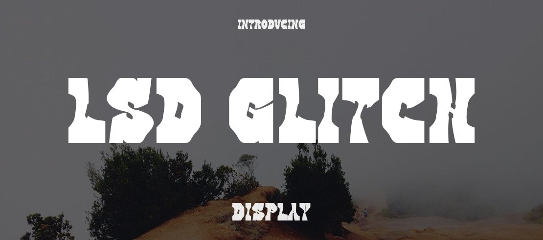 LSD GLITCH Font