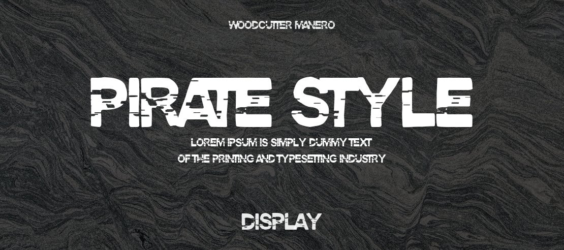 Pirate Style Font