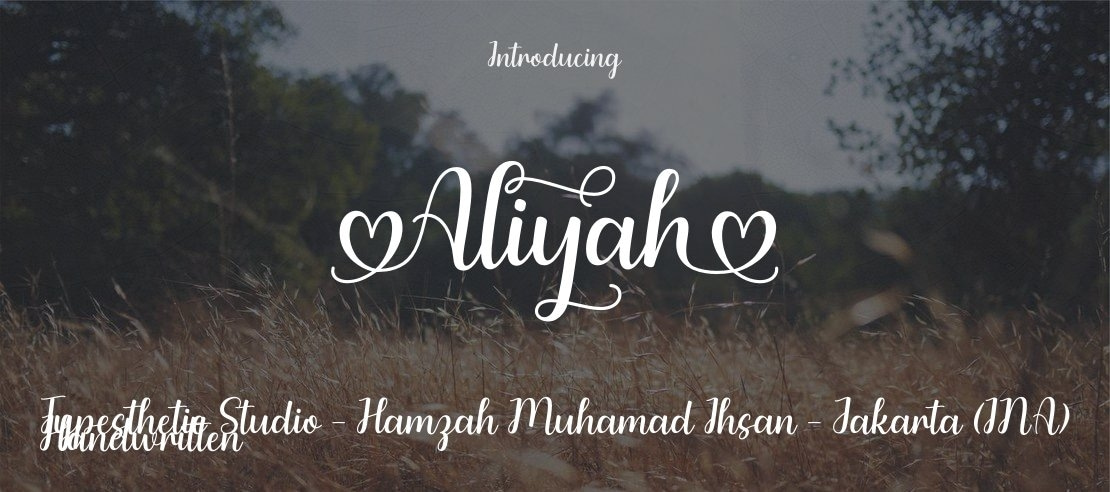 Aliyah Font