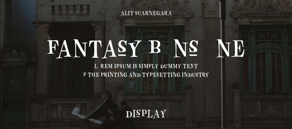 FANTASY BONS ONE Font