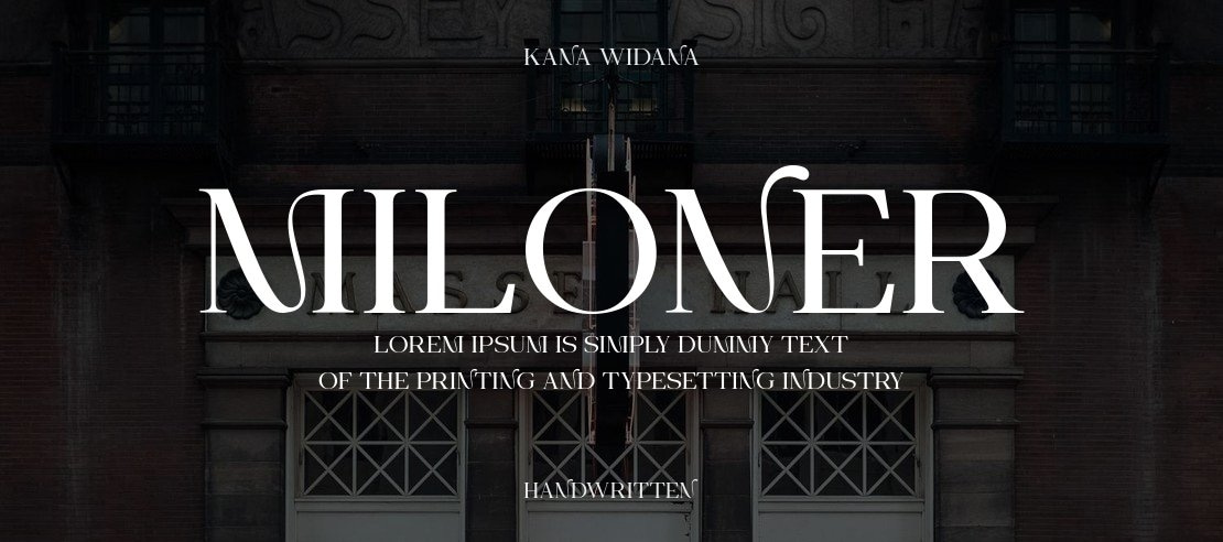 MILONER Font