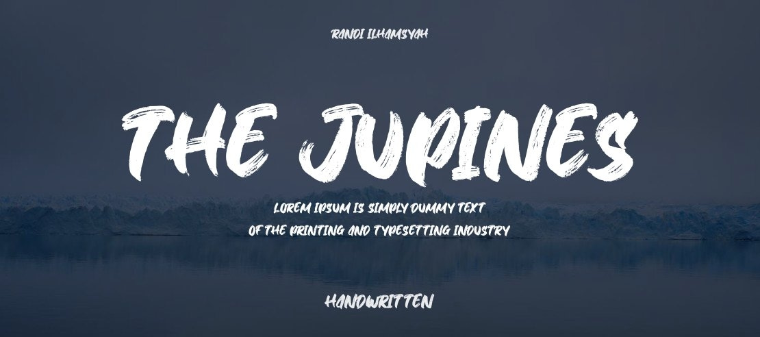 The Jupines Font