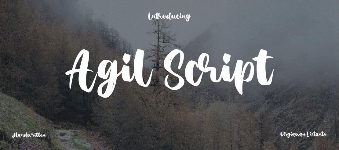 Agil Script Font