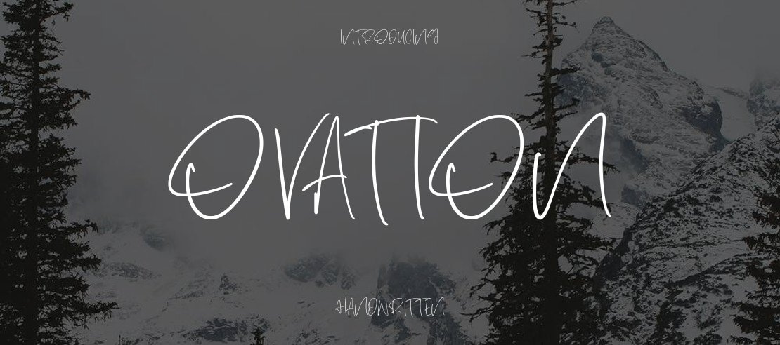 Ovation Font