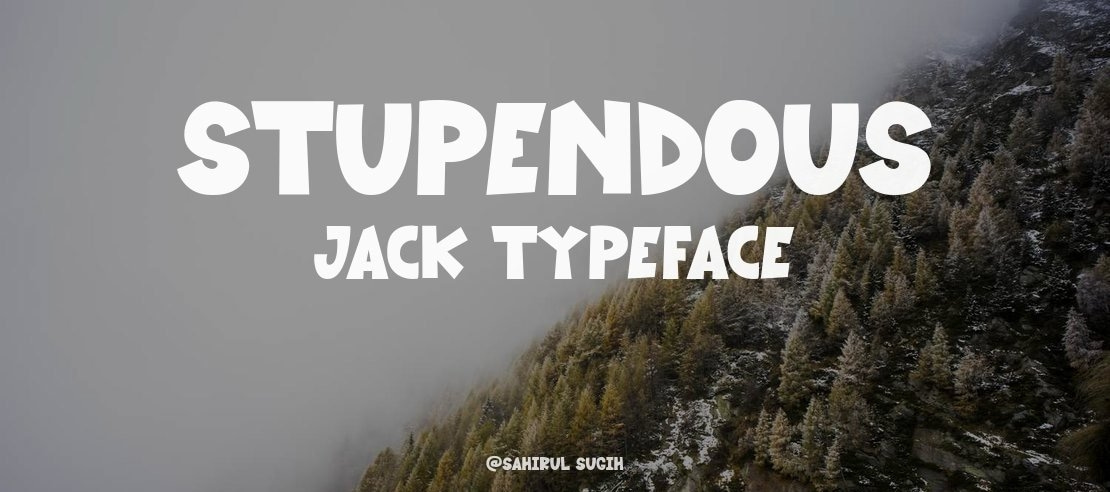 Stupendous Jack Font