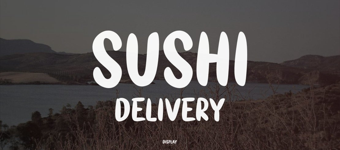 Sushi Delivery Font