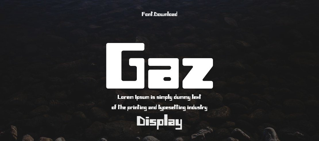 Gaz Font