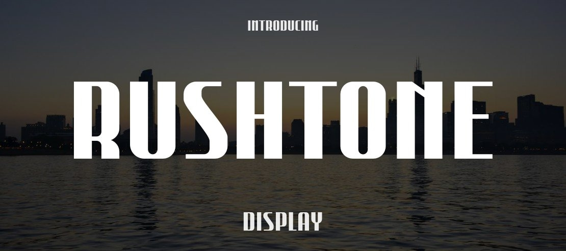 RUSHTONE Font