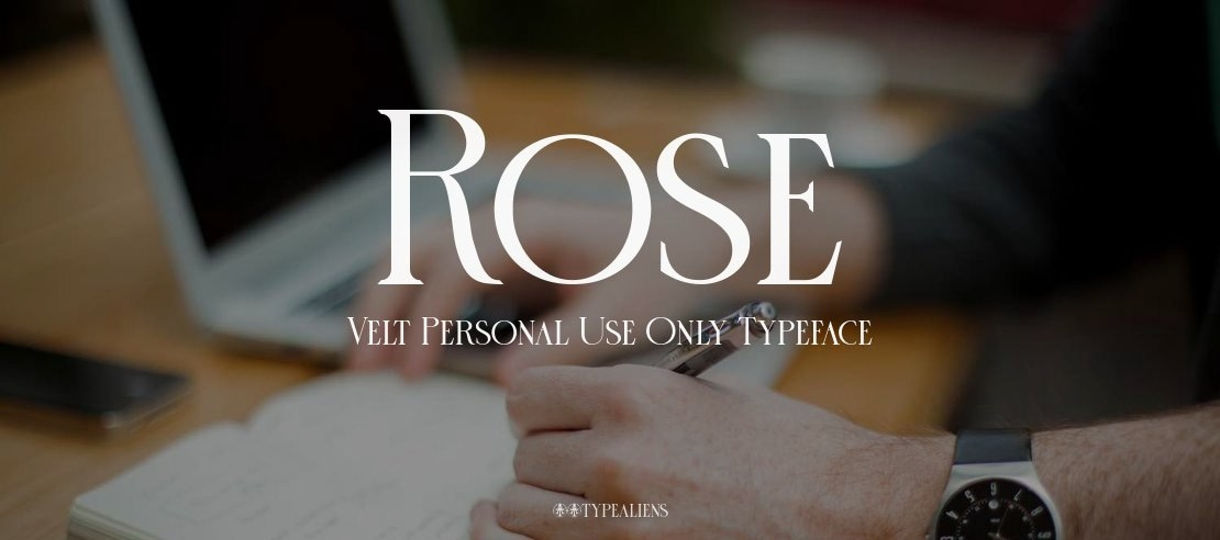 Rose Velt Personal Use Only Font