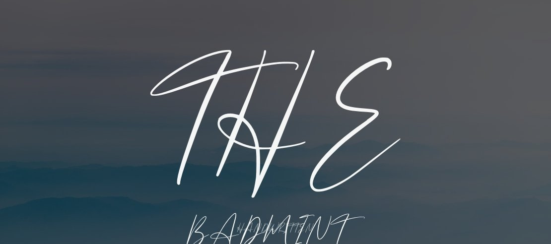 The Badmint Font