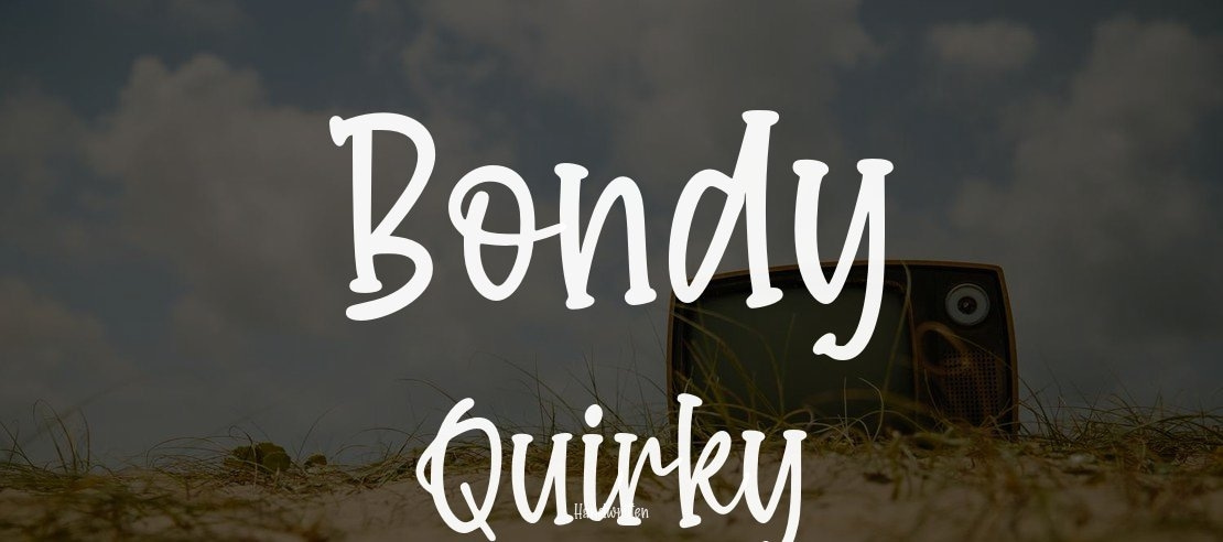 Bondy Quirky Font