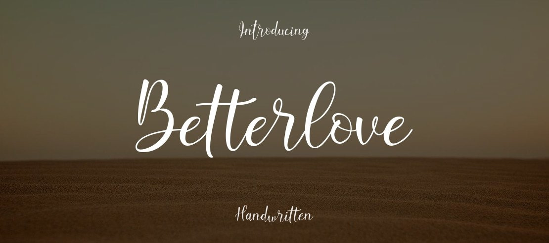 Betterlove Font Family