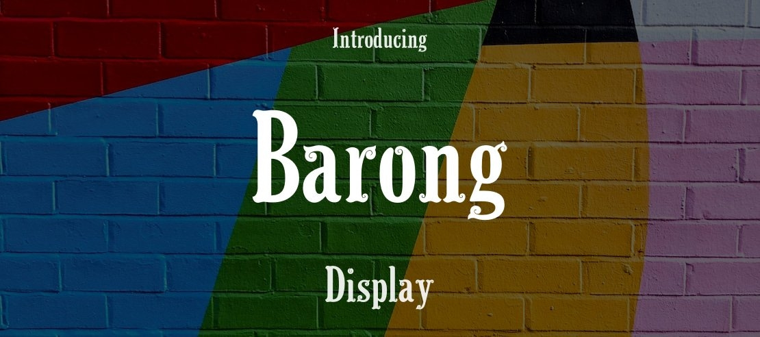 Barong Font