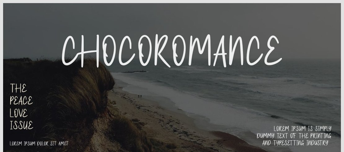ChocoRomance Font Family