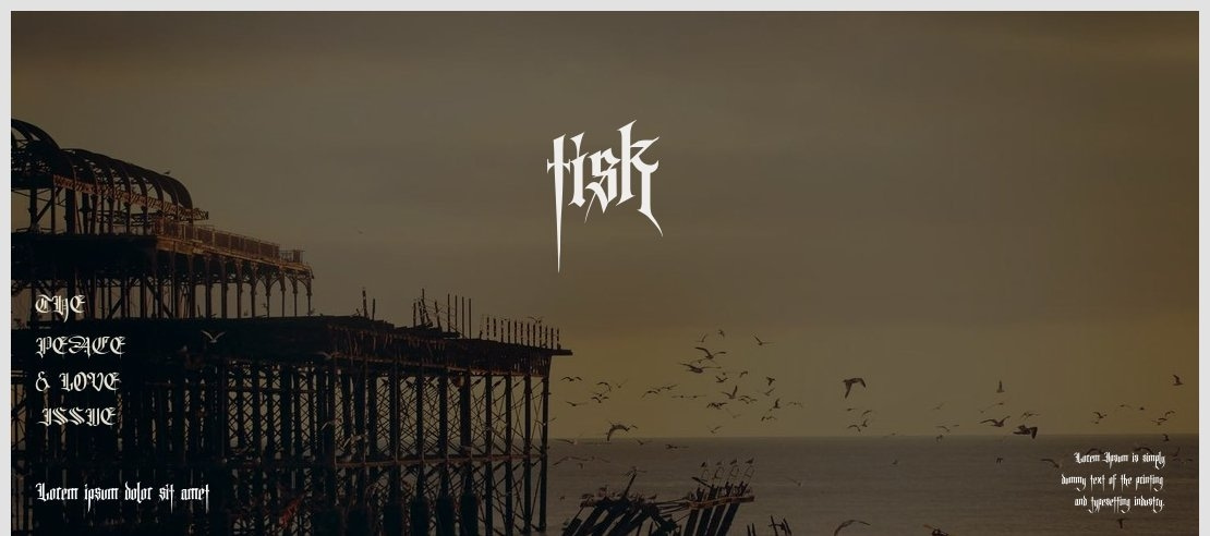 tisk Font