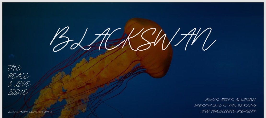 Blackswan Font