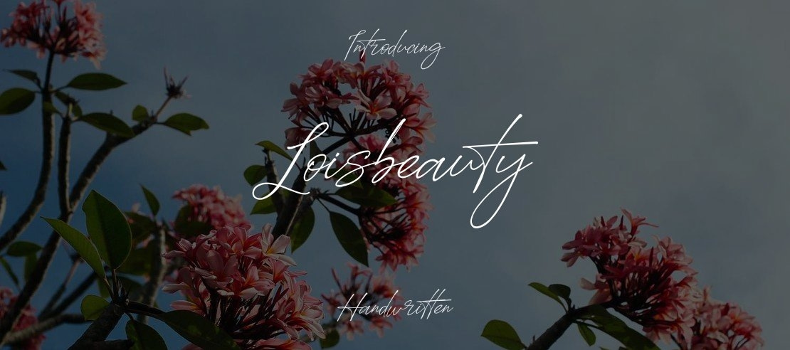 Loisbeauty Font