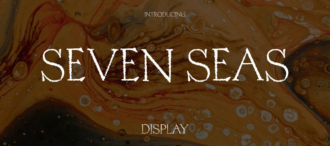 SEVEN SEAS Font
