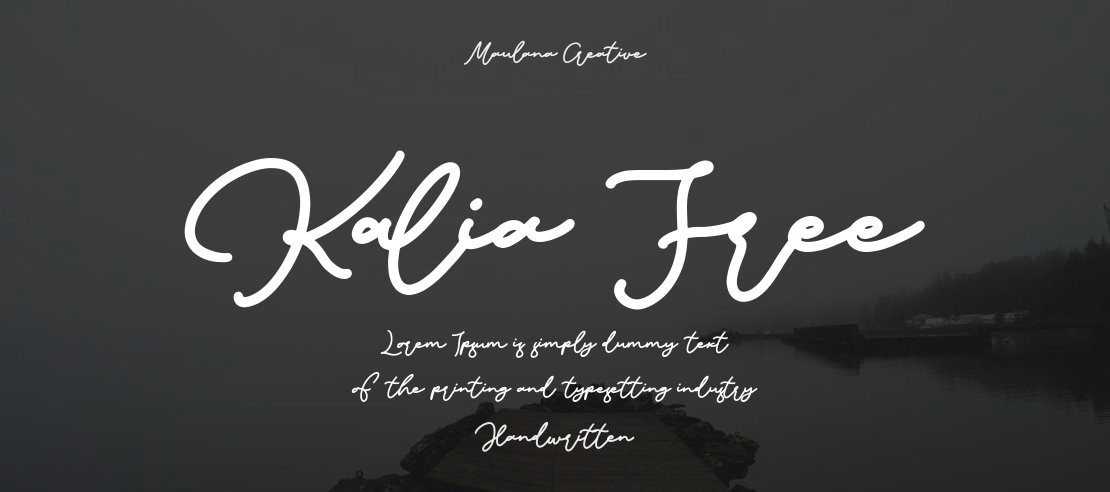 Kalia Free Font