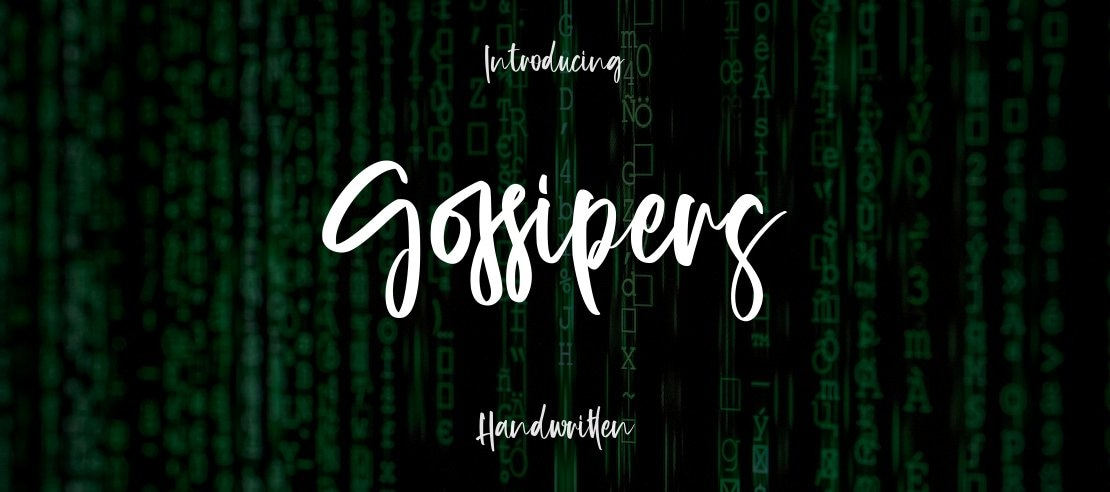 Gossipers Font