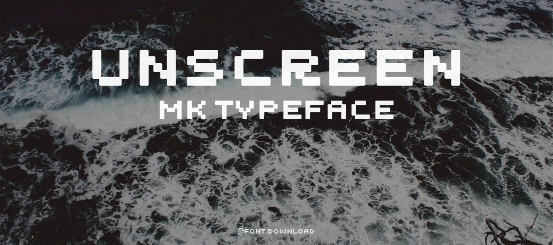 Unscreen MK Font