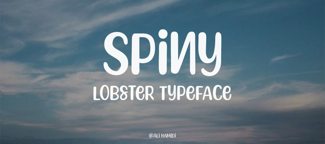 Spiny Lobster Font