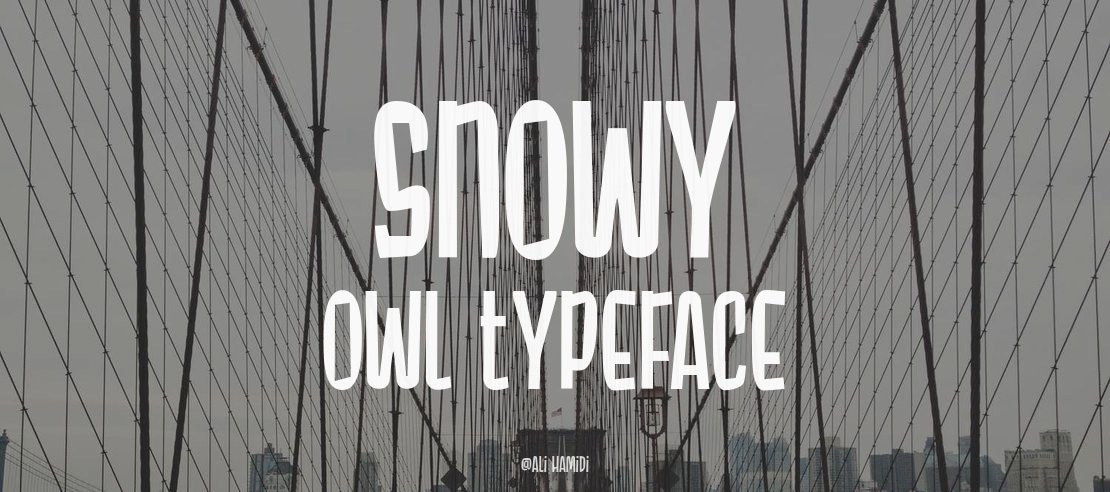 Snowy Owl Font