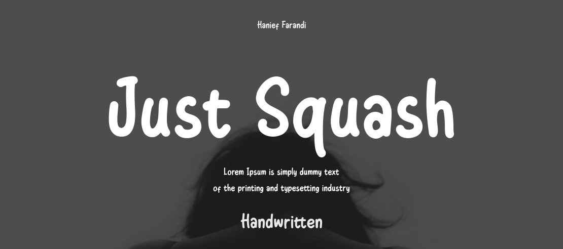 Just Squash Font
