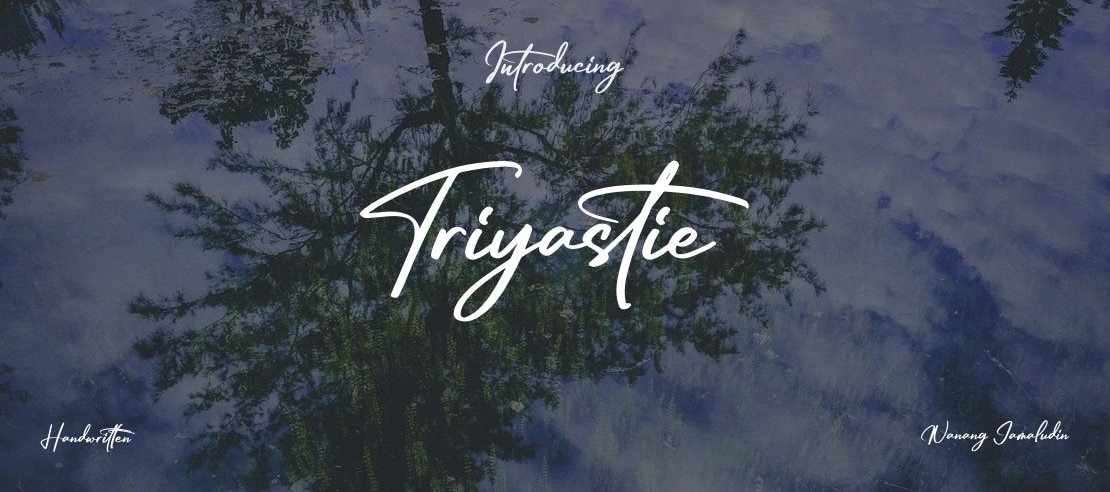 Triyastie Font