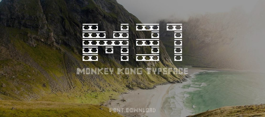 M31 Monkey Kong Font