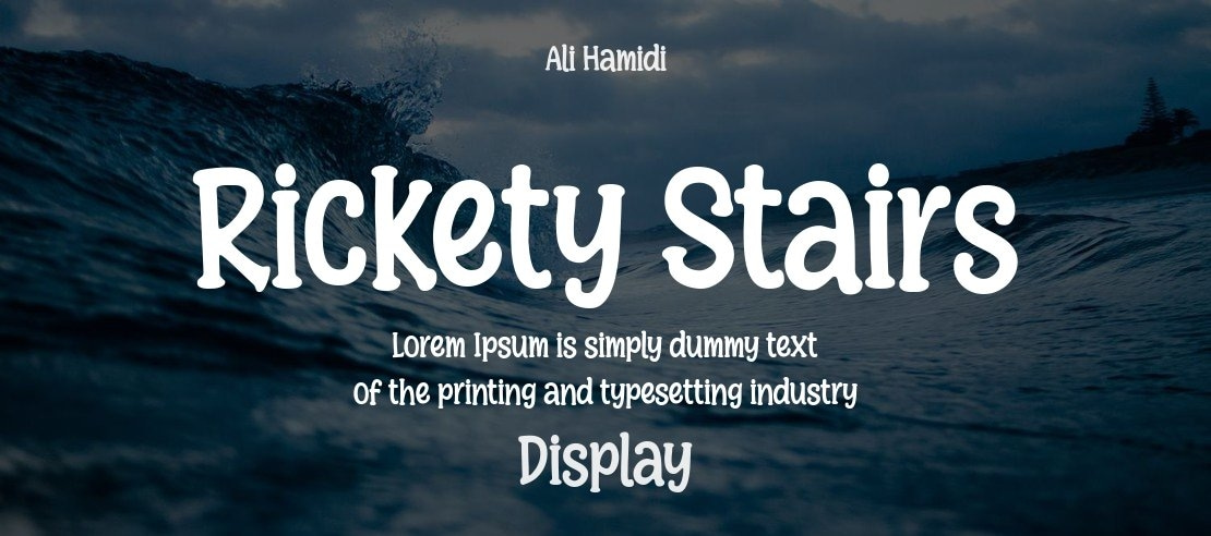 Rickety Stairs Font