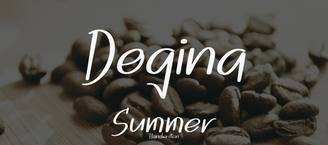 Dogina Summer Font