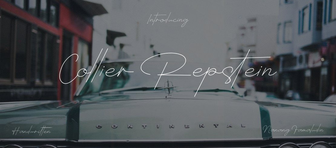 Collier Repstein Font