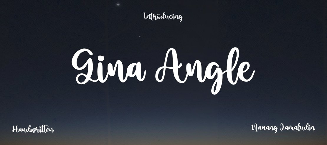 Gina Angle Font