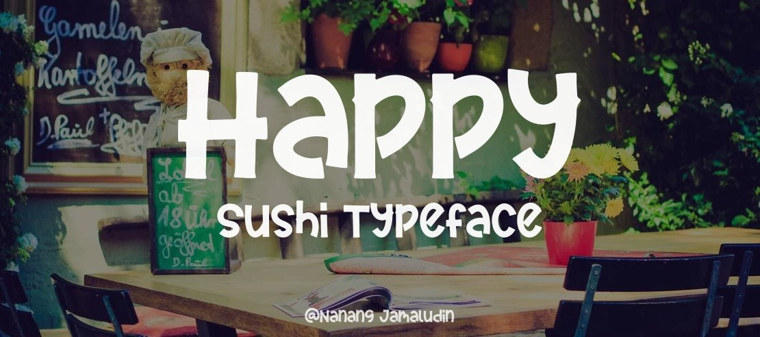 Happy Sushi Font