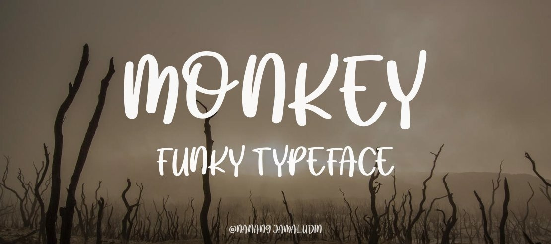 Monkey Funky Font