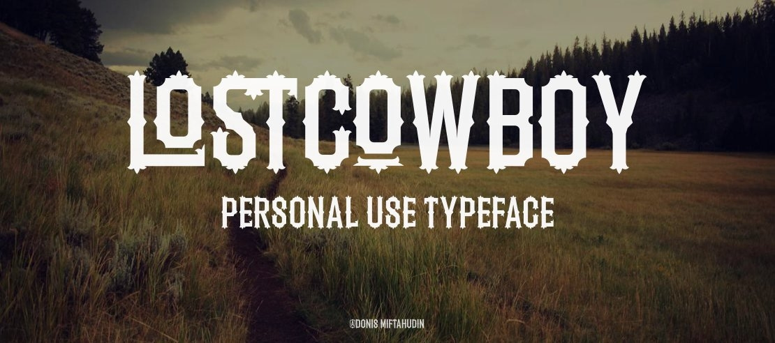 Lostcowboy Personal Use Font