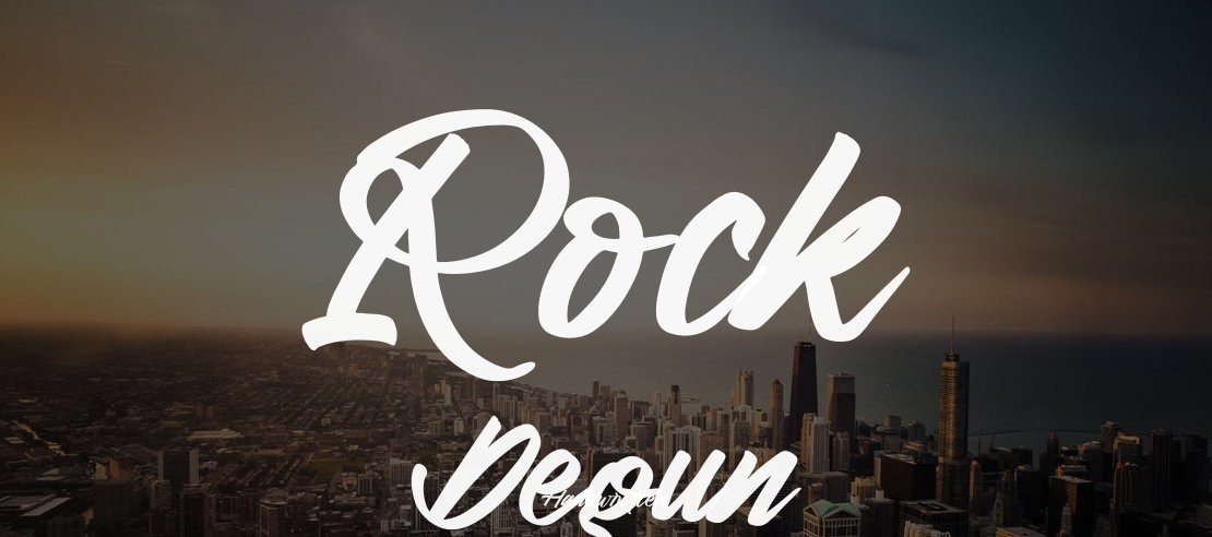 Rock Degun Font