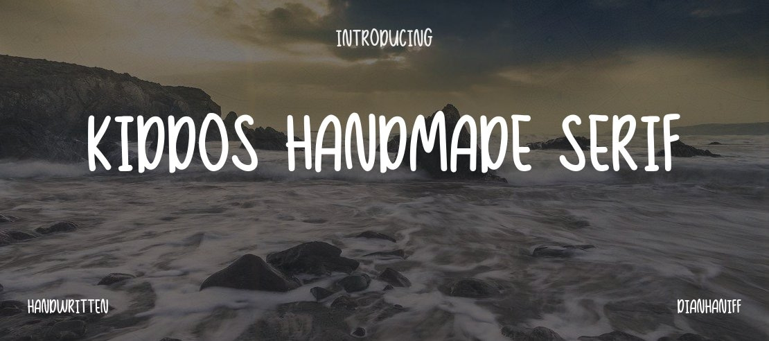 Kiddos Handmade Serif Font