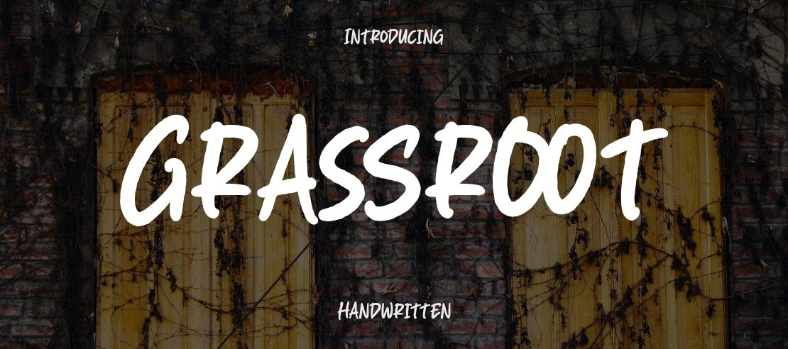 Grassroot Font