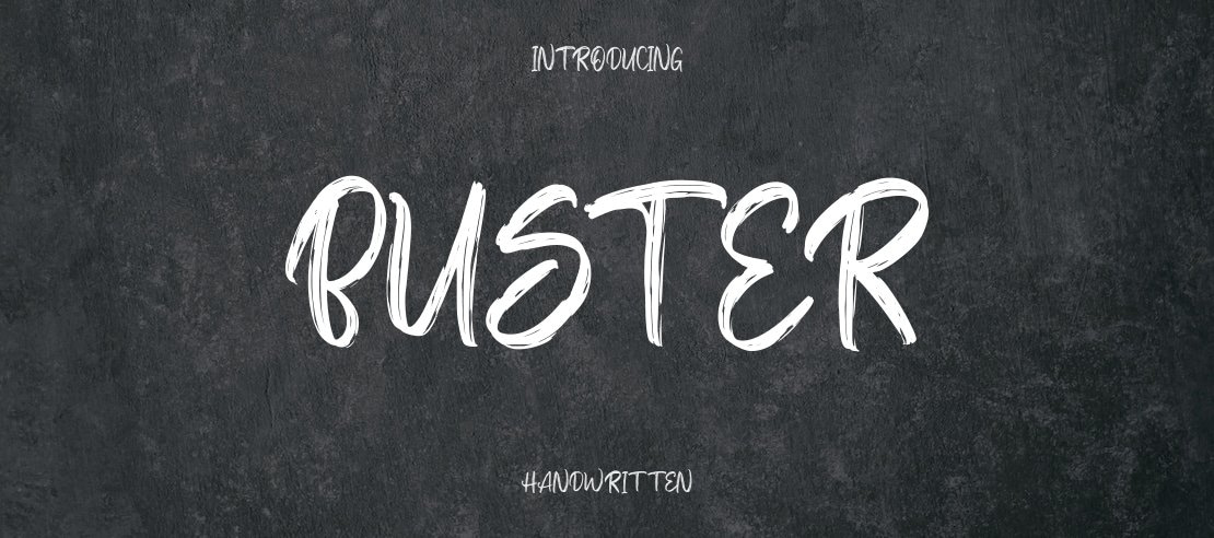 Buster Font