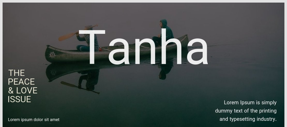 Tanha Font Family