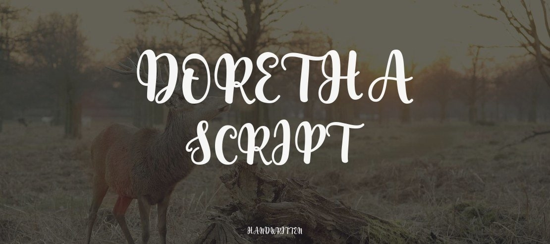 Doretha Script Font