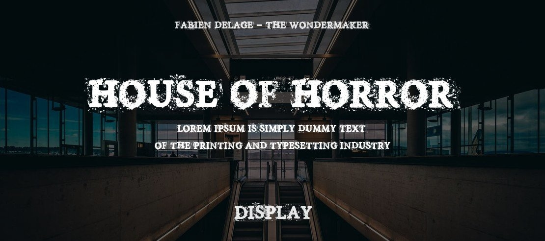 House of Horror Font