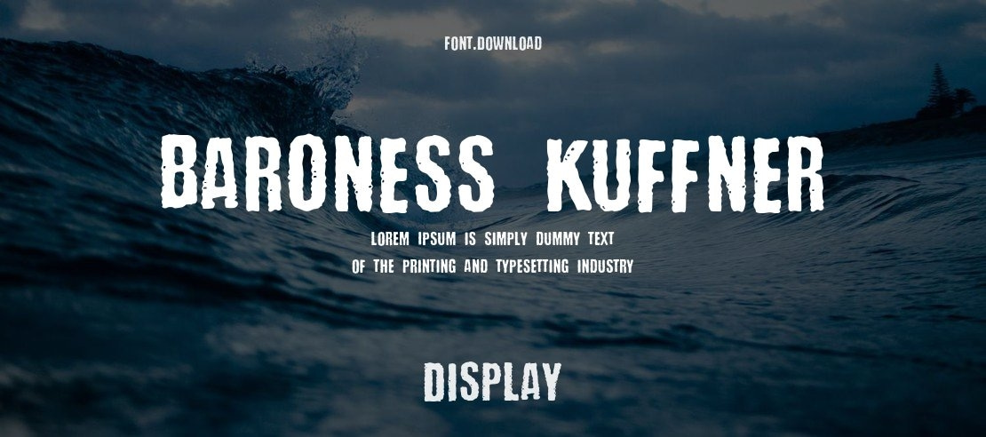 Baroness Kuffner Font