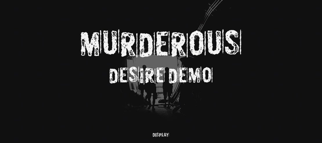 Murderous Desire DEMO Font