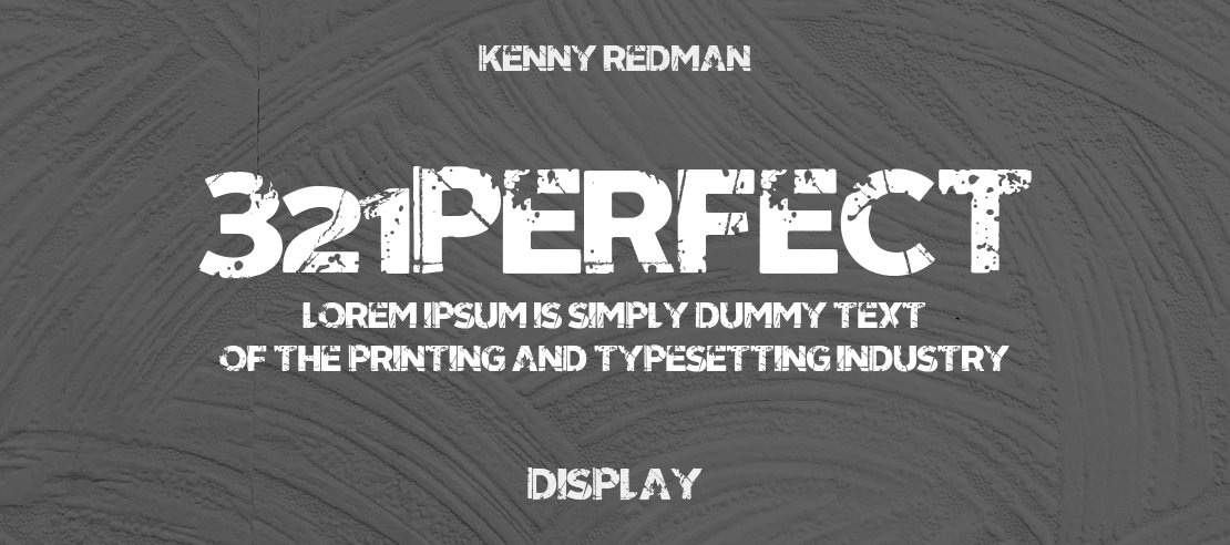 321Perfect Font