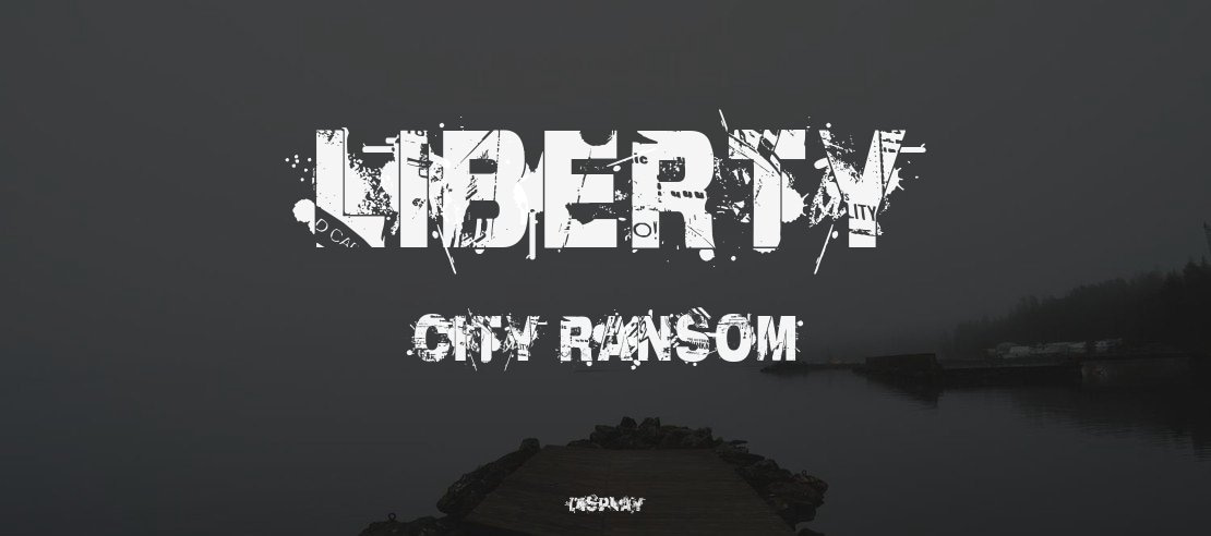 Liberty City Ransom Font