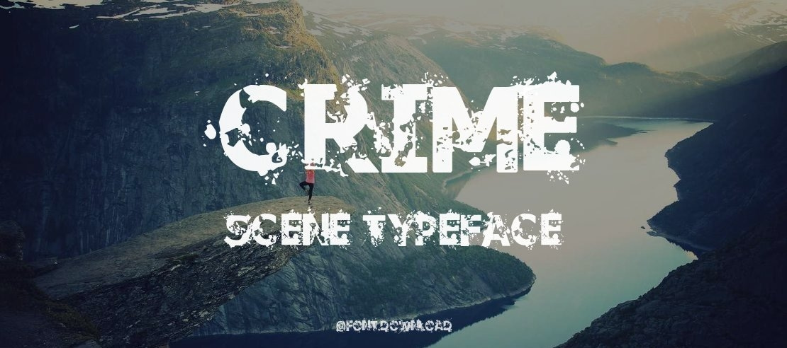 Crime Scene Font