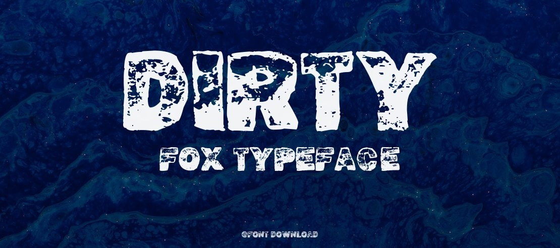 Dirty Fox Font